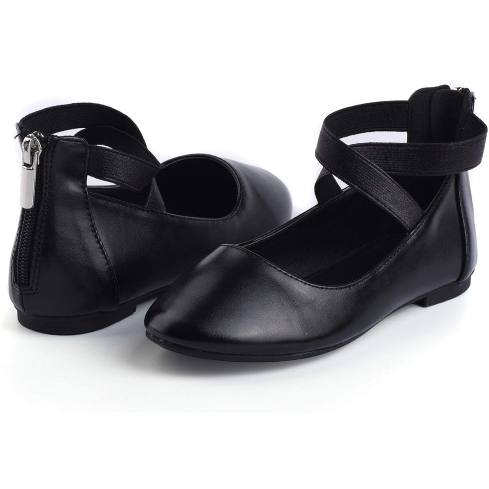 Nova Utopia Girls Dress Ballet Ankle Strap Flat Shoes